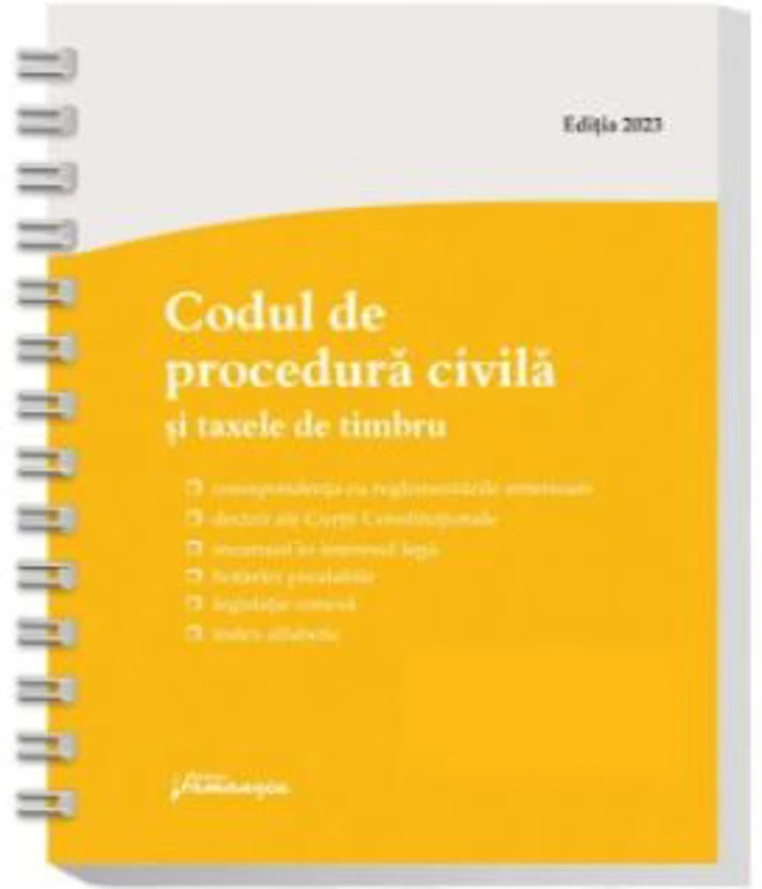 Codul de procedura civila si taxele de timbru. Actualizat la 20 martie 2023