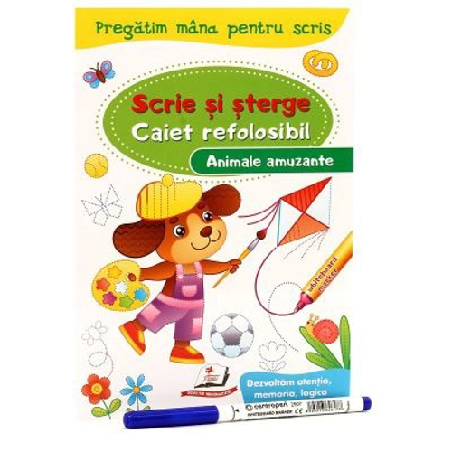Animale amuzante - Scrie si sterge