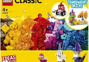 LEGO Classic Caramizi transparente creative 11013, 500 piese