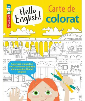 Hello English! Carte de colorat