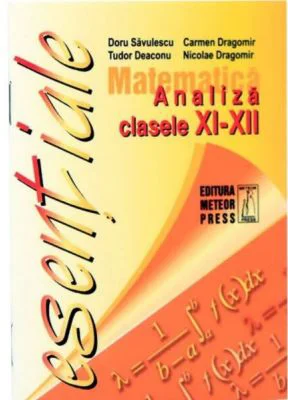 Matematica. Analiza clasele XI-XII - Doru Savulescu