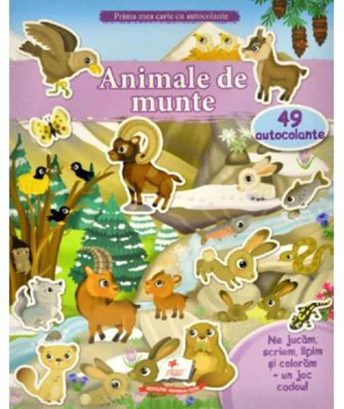 Animale de munte + 49 autocolante