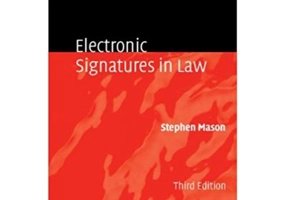 Electronic Signatures in Law - Stephen Mason