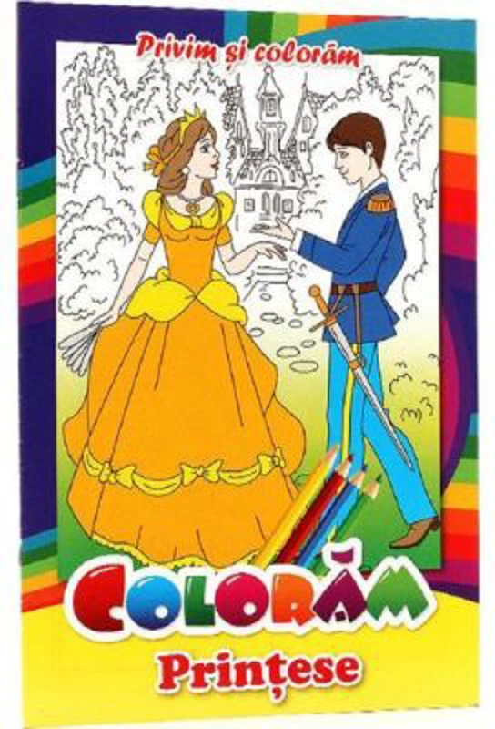 Privim si coloram. Coloram printese