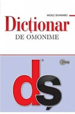 Dictionar de omonime - Vasile Bahnaru