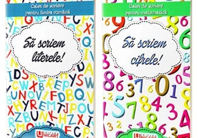 Set 2 caiete de scriere litere si cifre