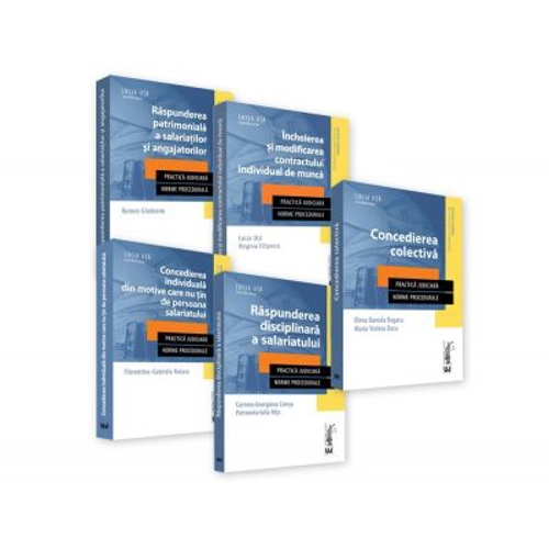PACHET Raspunderea patrimoniala, Concedierea individuala, Incheierea si modificarea contractului, Raspunderea disciplinara si Concedierea colectiva -
