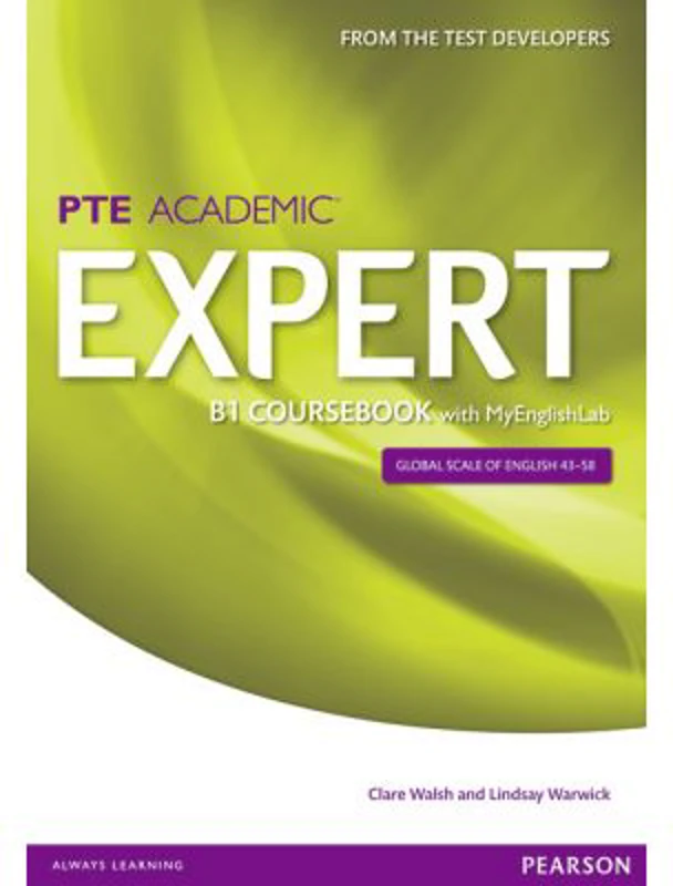 Expert Pearson Test of English Academic B1 Coursebook with MyEnglishLab