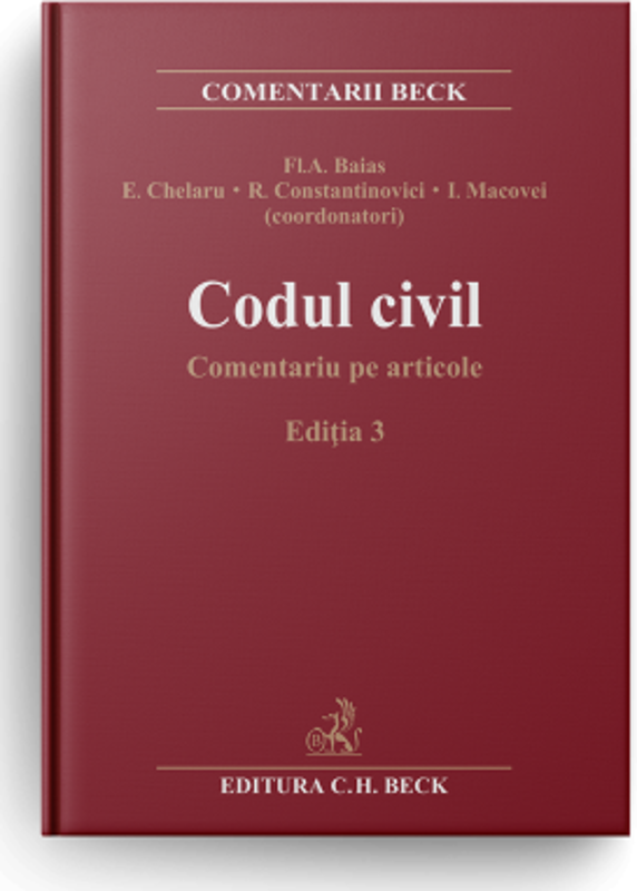 Codul civil. Comentariu pe articole. Editia 3