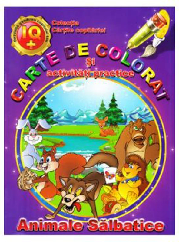 Carte de colorat si activitati practice - Animale salbatice