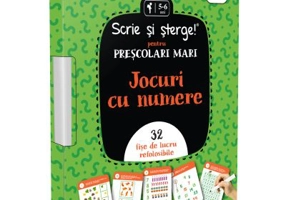 Jocuri cu numere. Prescolari mari. Scrie si sterge!