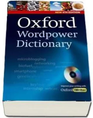 Updated with over 500 new words, phrases and meanings, Oxford Wordpower Dictionary is a corpus-based dictionary that provides the tools intermediate l