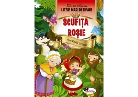 Scufita Rosie - Stiu sa citesc cu litere mari de tipar