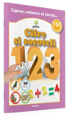 Cifre si socoteli. Lipesc, colorez si invat...