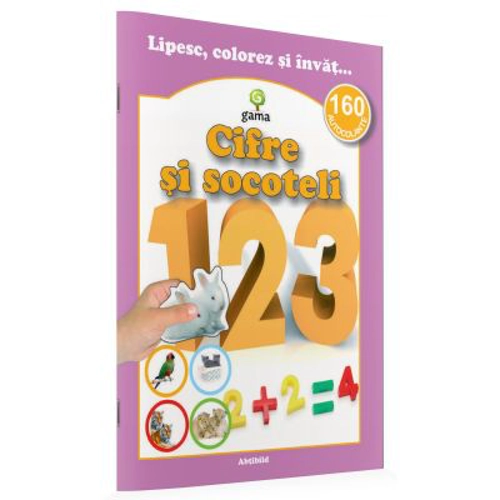 Cifre si socoteli. Lipesc, colorez si invat...