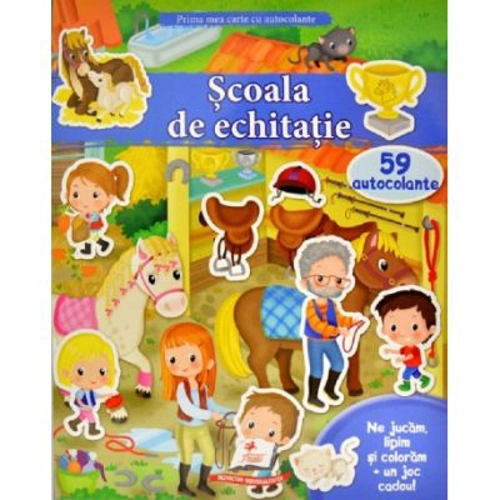 Scoala de echitatie + 59 autocolante