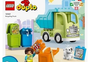 LEGO DUPLO. Camion de reciclare 10987, 15 piese