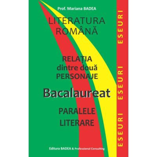 Literatura romana. Relatia dintre doua personaje. Bacalaureat. Paralele literare