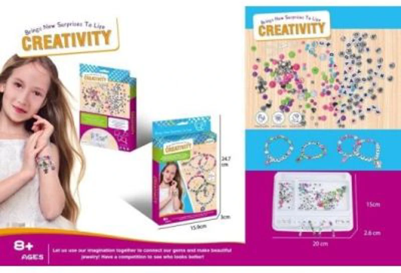 Set creativ. Bratari cu litere 2