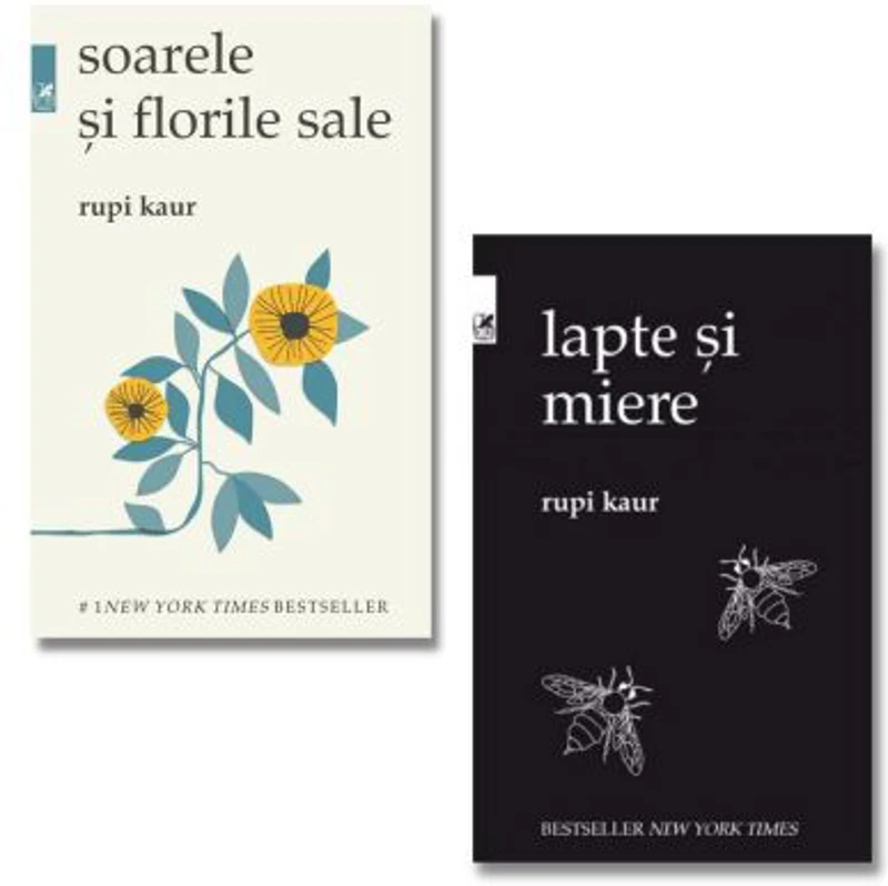 Pachet Poezie: Lapte si miere si Soarele si florile sale - Rupi Kaur