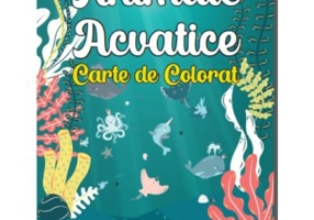 Animale Acvatice. Carte de colorat