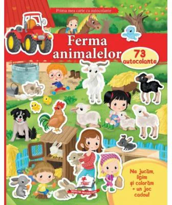 Ferma animalelor + 73 autocolante