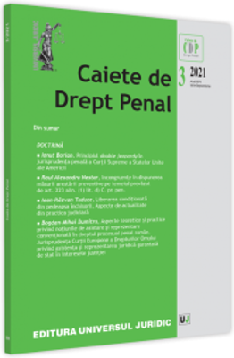Caiete de drept penal nr. 3/2021 - Florin Streteanu