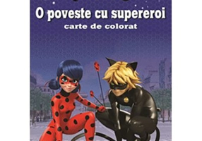 O poveste cu supereroi. Carte de colorat