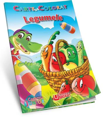 Legume. Carte de colorat B5 - Valentin Cristescu