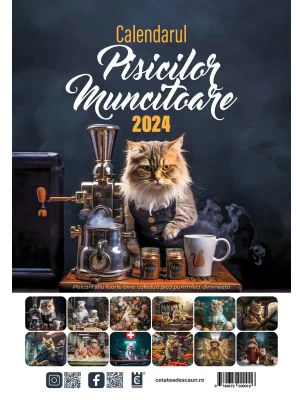 Calendarul pisicilor muncitoare 2024