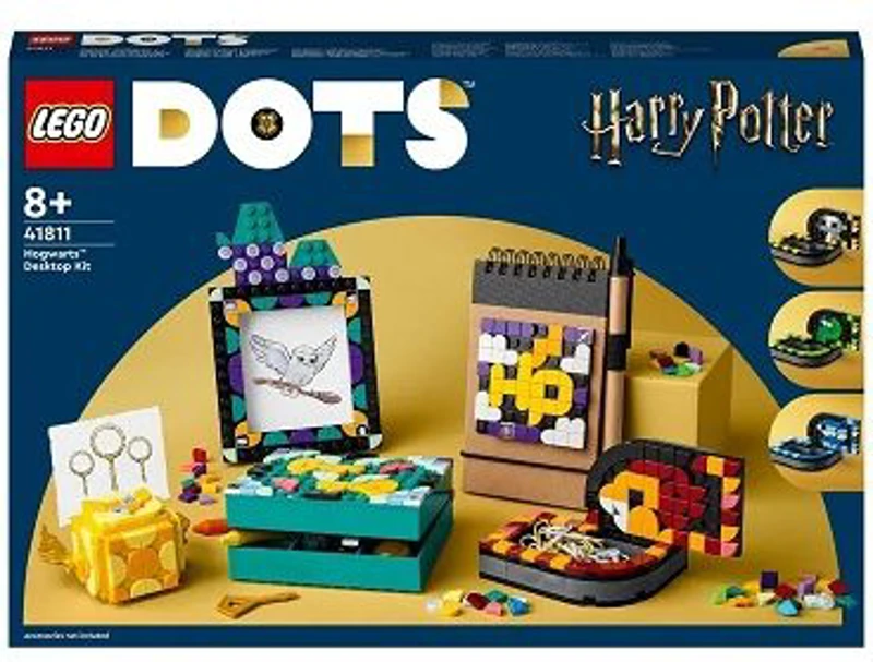 LEGO DOTS. Kit pentru desktop Hogwarts 41811, 856 piese