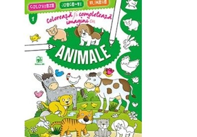 Coloreaza si completeaza imagini cu animale