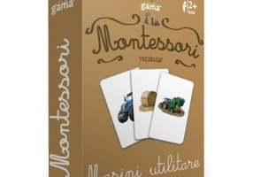 Carti de joc Montessori. Vocabular. Masini utilitare
