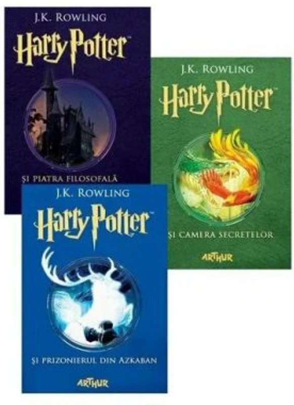 Pachet Harry Potter (volumele 1-3)