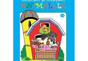 Coloram si invatam animalele - Colectia Sa coloram cu Nicol