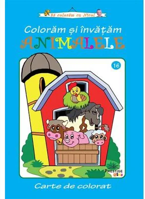 Coloram si invatam animalele - Colectia Sa coloram cu Nicol