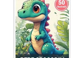 Carte de colorat, 50 de ilustratii, Bebe Crocodili