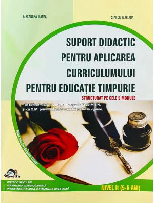Suport didactic structurat pe cele 5 module. Aplicarea Curriculumului pentru educatia timpurie nivel 2 (5-6 ani) - Alexandra Manea