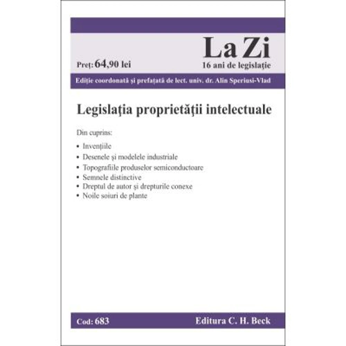 Legislatia proprietatii intelectuale. Cod 683