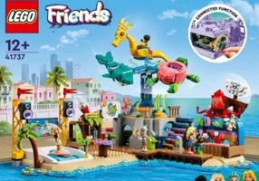 LEGO Friends. Parc de distractii pe plaja 41737, 1348 piese