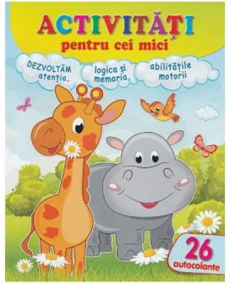 Activitati pentru cei mici. Girafa. 26 autocolante