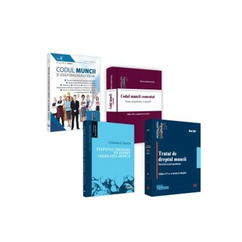 Pachet Codul muncii. Statut, Legislatie, Comentariu si Tratatul cu doctrina si jurisprudenta. 2022