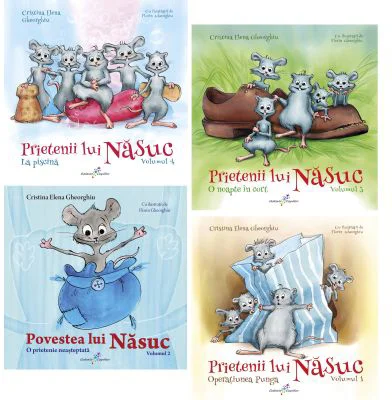 Pachet format din 4 volume din seria Prietenii lui Nasuc