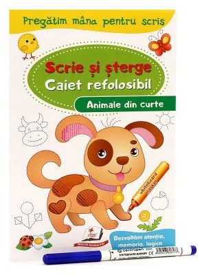 Animale din curte - Scrie si sterge