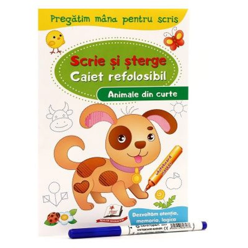 Animale din curte - Scrie si sterge