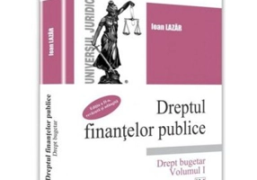Dreptul finantelor publice, Volumul I