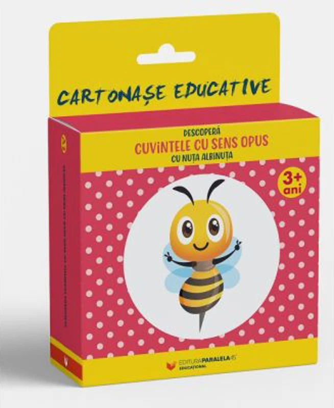 Descopera CUVINTELE CU SENS OPUS cu Nuta Albinuta (12 cartonase educative)