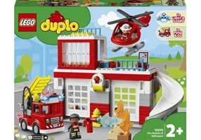 LEGO DUPLO. Statie de Pompieri si elicopter 10970, 117 piese