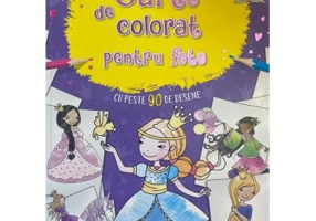 Carte de colorat pentru fete