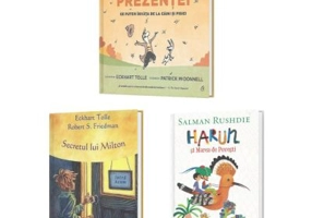 Pachet format din 3 titluri Secretul lui Milton, Pazitorii prezentei, Harun si Marea de Povesti - Eckhart Tolle, Salman Rushdie